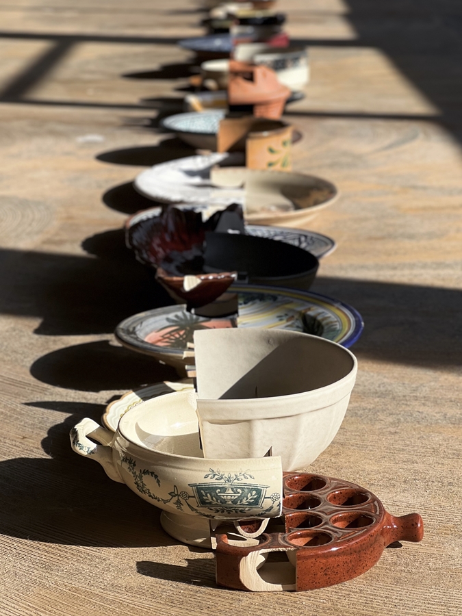 Felicità Milieu des choses, montrant des oeuvres de l&rsquo;artiste espagnol JAVIER CARRO TEMBOURY - 1