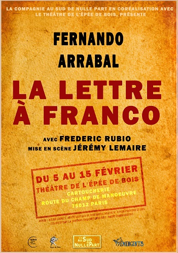 La lettre à Franco de Fernando Arrabal - 1