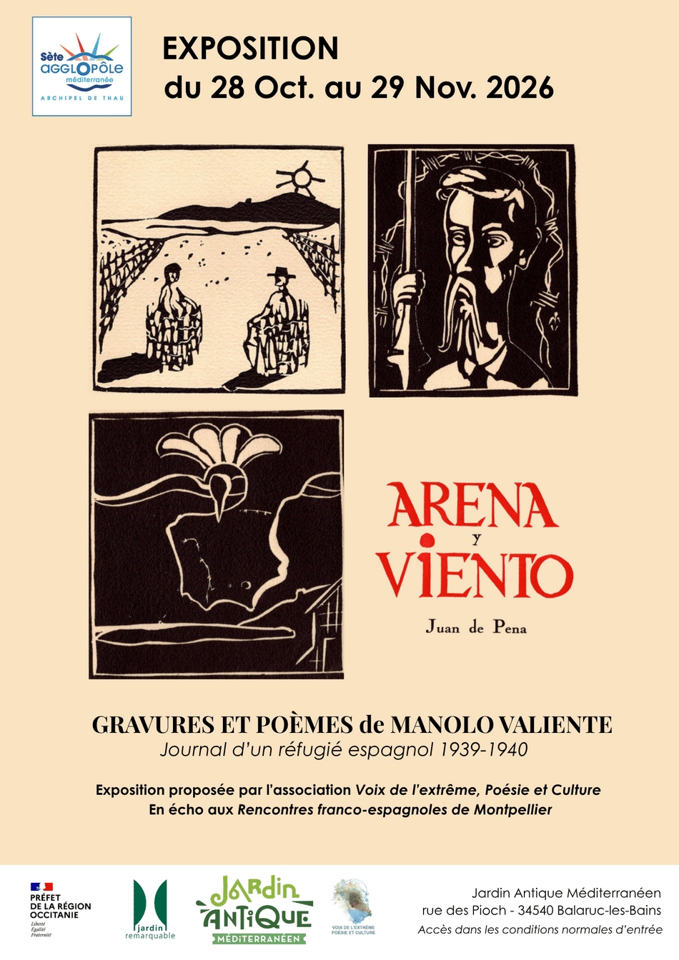 Exposition. Arena y Viento, Juan de Pena - 1